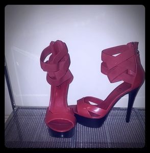 Red Open Toe Rouge Heel